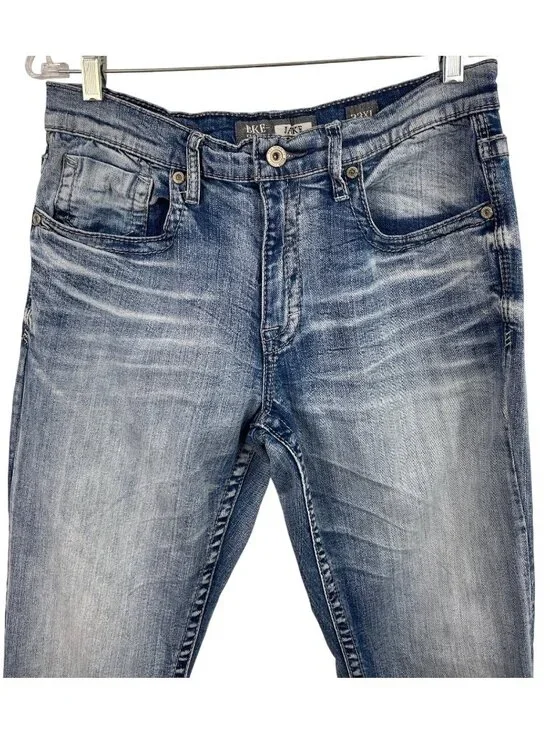 BKE Jake Straight Leg Medium Wash Denim Jeans Mens Size 33XL 33x36 - Picture 3 of 9